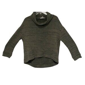 Anthropologie Saturday‎ Sunday Green Funnel Neck Sweater Size Small